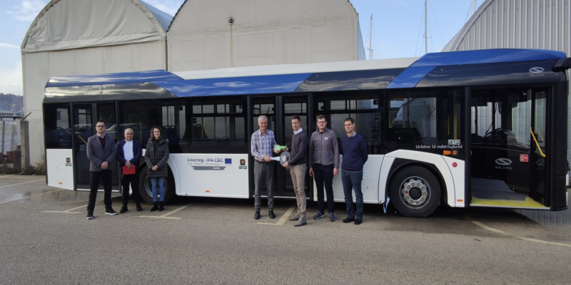 Hybrid bus delivered to the port of Bar