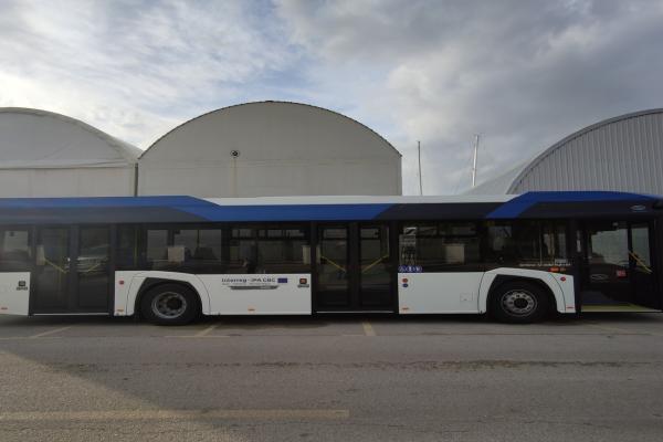Hybrid bus delivered to the port of Bar